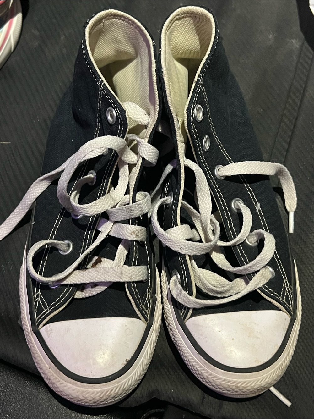 Converse Kids Black and White High-Top Sneakers